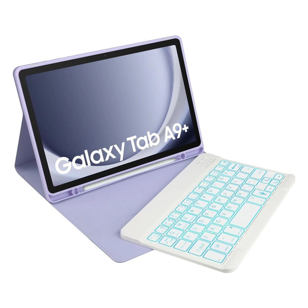 Hurtownia GSM - Etui Tech-Protect SmartCase Pen + Keyboard Samsung Galaxy Tab A9+ Plus X210 / X215 / X216 Violet - THP2532 - {ean13} - Hurt