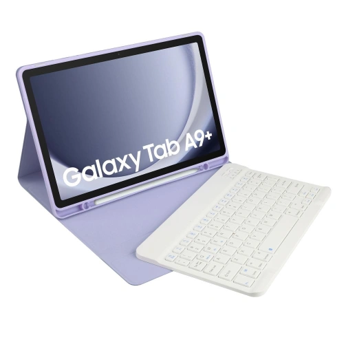 Etui Tech-Protect SmartCase Pen + Keyboard Samsung Galaxy Tab A9+ Plus X210 / X215 / X216 Violet
