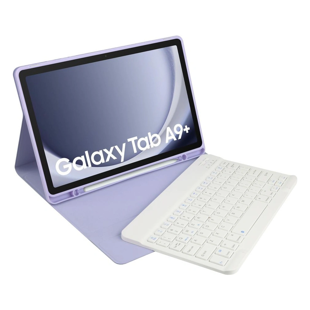 Hurtownia GSM - Etui Tech-Protect SmartCase Pen + Keyboard Samsung Galaxy Tab A9+ Plus X210 / X215 / X216 Fialové - THP2532 - {ean13} - Hurt