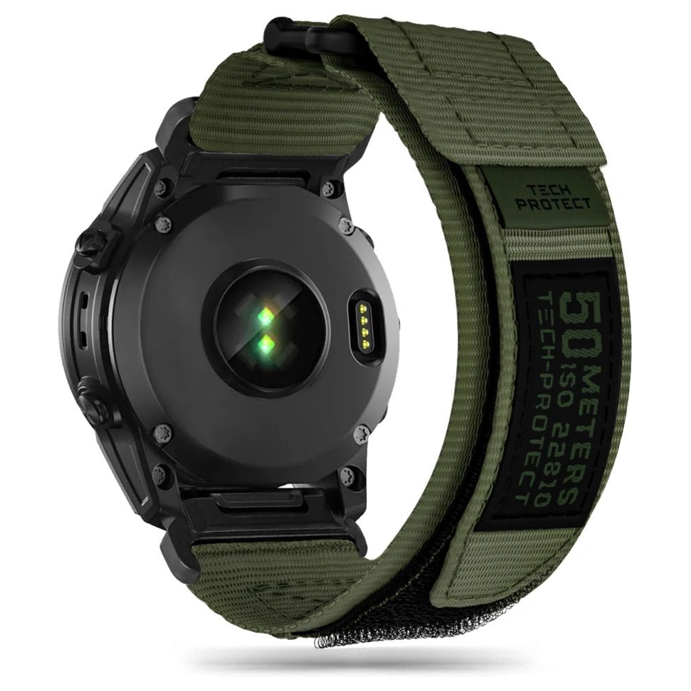 Hurtownia GSM - Pasek Tech-Protect Scout Pro Garmin Fenix 5 / 6 / 6 Pro / 7 Verde Militar - THP2538 - {ean13} - Hurt