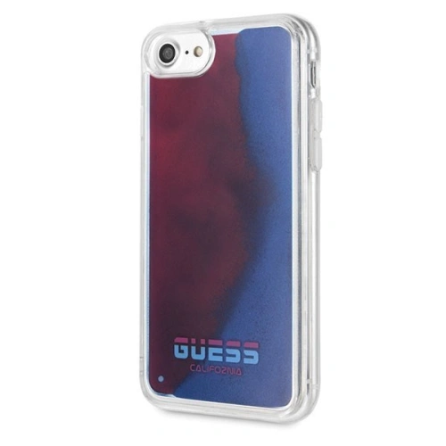 Etui Guess GUHCI8GLCRE Apple iPhone SE 2022/SE 2020/8/7 czerwony/red hard case California Glow in the dark