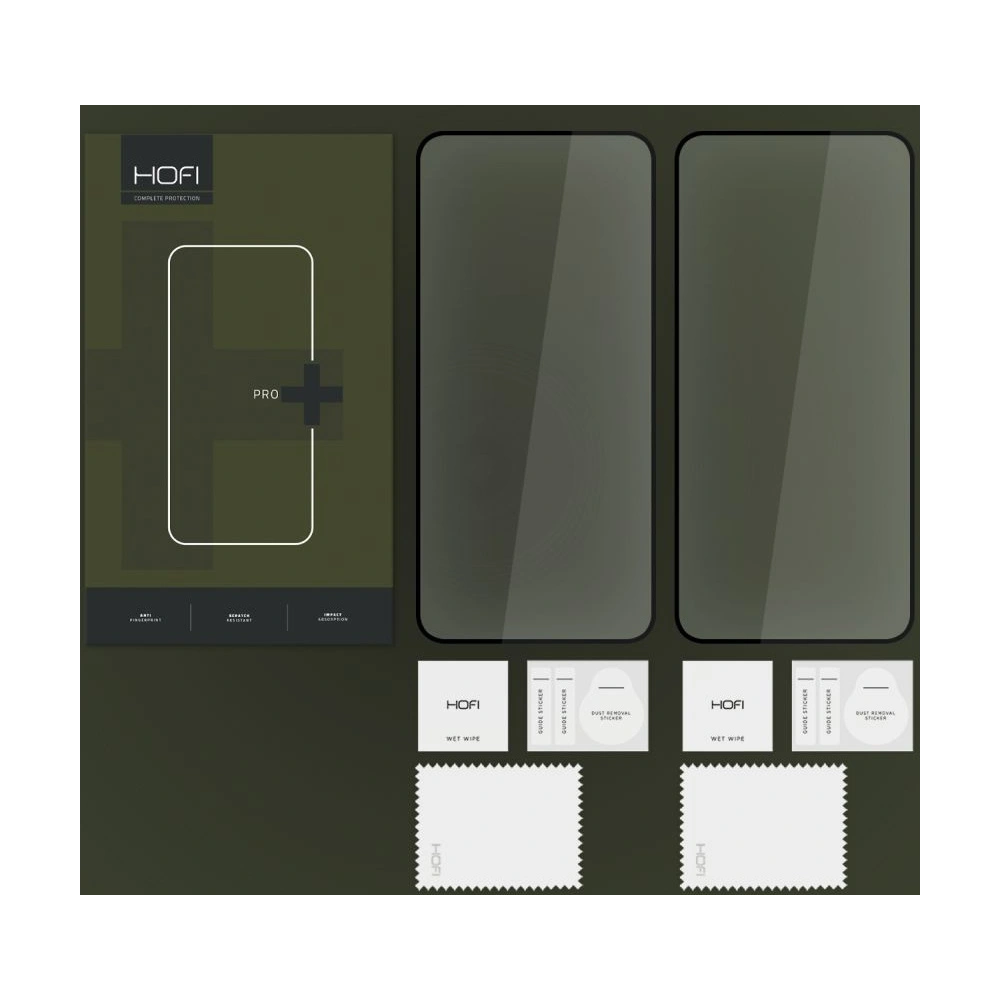 Hurtownia GSM - Edzett üveg Hofi Glass Pro+ Samsung Galaxy S24+ Plus Fekete [2 PACK] - HOFI451 - {ean13} - Hurt
