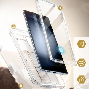 Wholesale Supcase Unicorn Beetle Pro 2-set Samsung Galaxy S24 Ultra Clear - SPC418 - {ean13} - Hurt