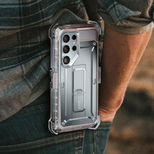 Etui Supcase Unicorn Beetle Pro 2-set Samsung Galaxy S24 Ultra Clear