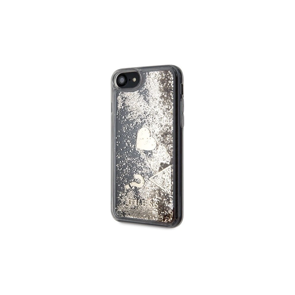 Hurtownia GSM - Etui Guess GUHCI8GLHFLGO Apple iPhone SE 2022/SE 2020/8/7 gold/złoty hard case Glitter Hearts - GUE106GLD - {ean13} - Hurt