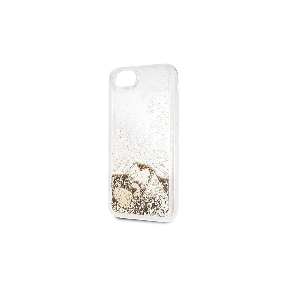 Hurtownia GSM - Etui Guess GUHCI8GLHFLGO Apple iPhone SE 2022/SE 2020/8/7 gold/złoty hard case Glitter Hearts - GUE106GLD - {ean13} - Hurt