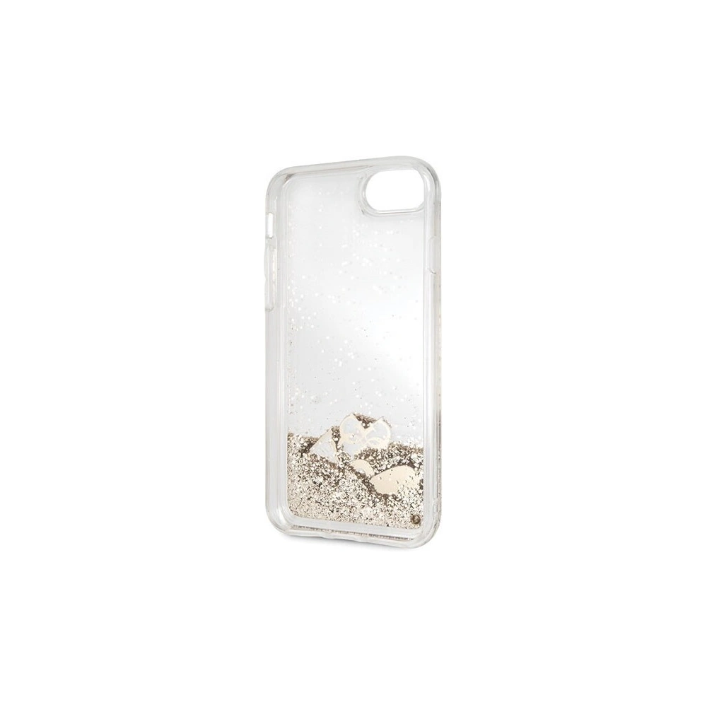 Hurtownia GSM - Etui Guess GUHCI8GLHFLGO Apple iPhone SE 2022/SE 2020/8/7 gold/złoty hard case Glitter Hearts - GUE106GLD - {ean13} - Hurt