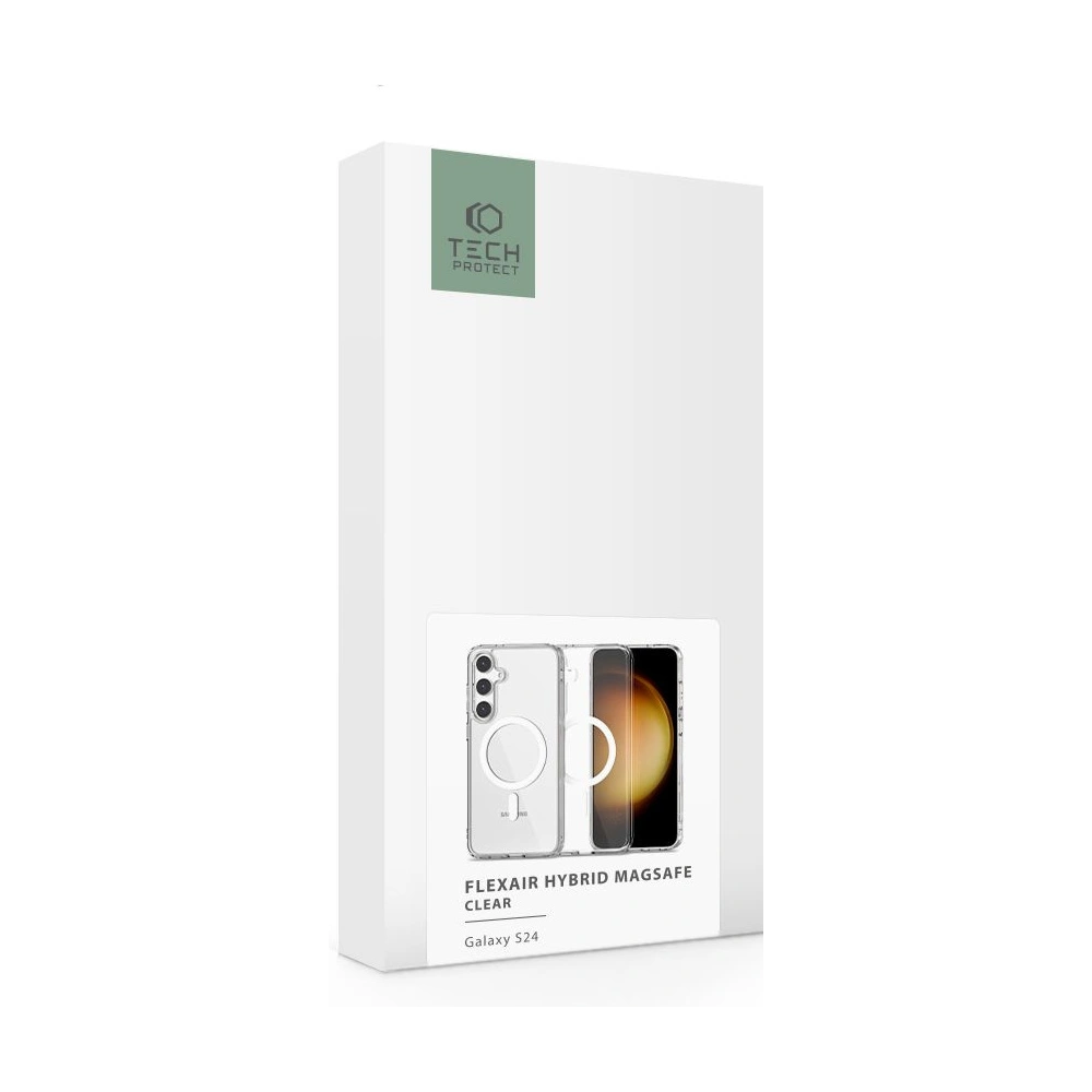 Wholesale Tech-Protect Flexair Hybrid MagSafe Samsung Galaxy S24 Clear - THP2545 - {ean13} - Hurt