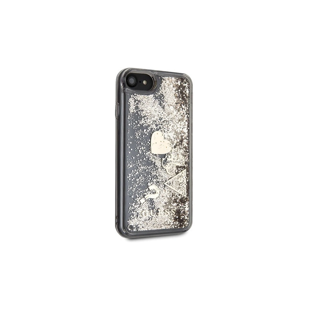 Hurtownia GSM - Etui Guess GUHCI8GLHFLGO Apple iPhone SE 2022/SE 2020/8/7 gold/złoty hard case Glitter Hearts - GUE106GLD - {ean13} - Hurt