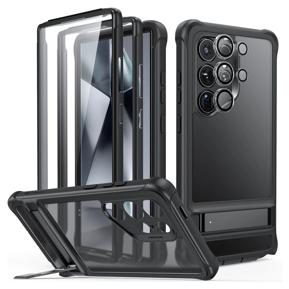 Hurtownia GSM - Etui ESR Armor Kickstand Samsung Galaxy S24 Ultra Negru înghețat - ESR747 - {ean13} - Hurt