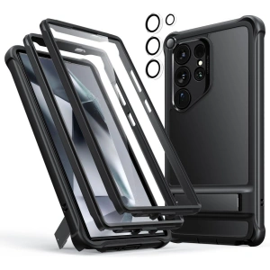 Hurtownia GSM - Etui ESR Armor Kickstand Samsung Galaxy S24 Ultra Negru înghețat - ESR747 - {ean13} - Hurt