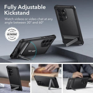 Hurtownia GSM - Etui ESR Armor Kickstand Samsung Galaxy S24 Ultra Negru înghețat - ESR747 - {ean13} - Hurt
