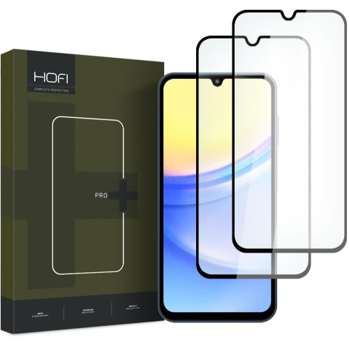 Hofi Distributor - 5906203690008 - HOFI454 - Hofi Glass Pro+ Samsung Galaxy A15 4G / 5G / A25 5G Black [2 PACK] - B2B homescreen