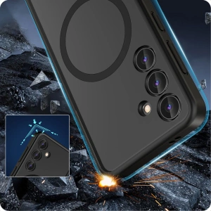 Etui Tech-Protect MagMat MagSafe Samsung Galaxy S24 Matt Fekete