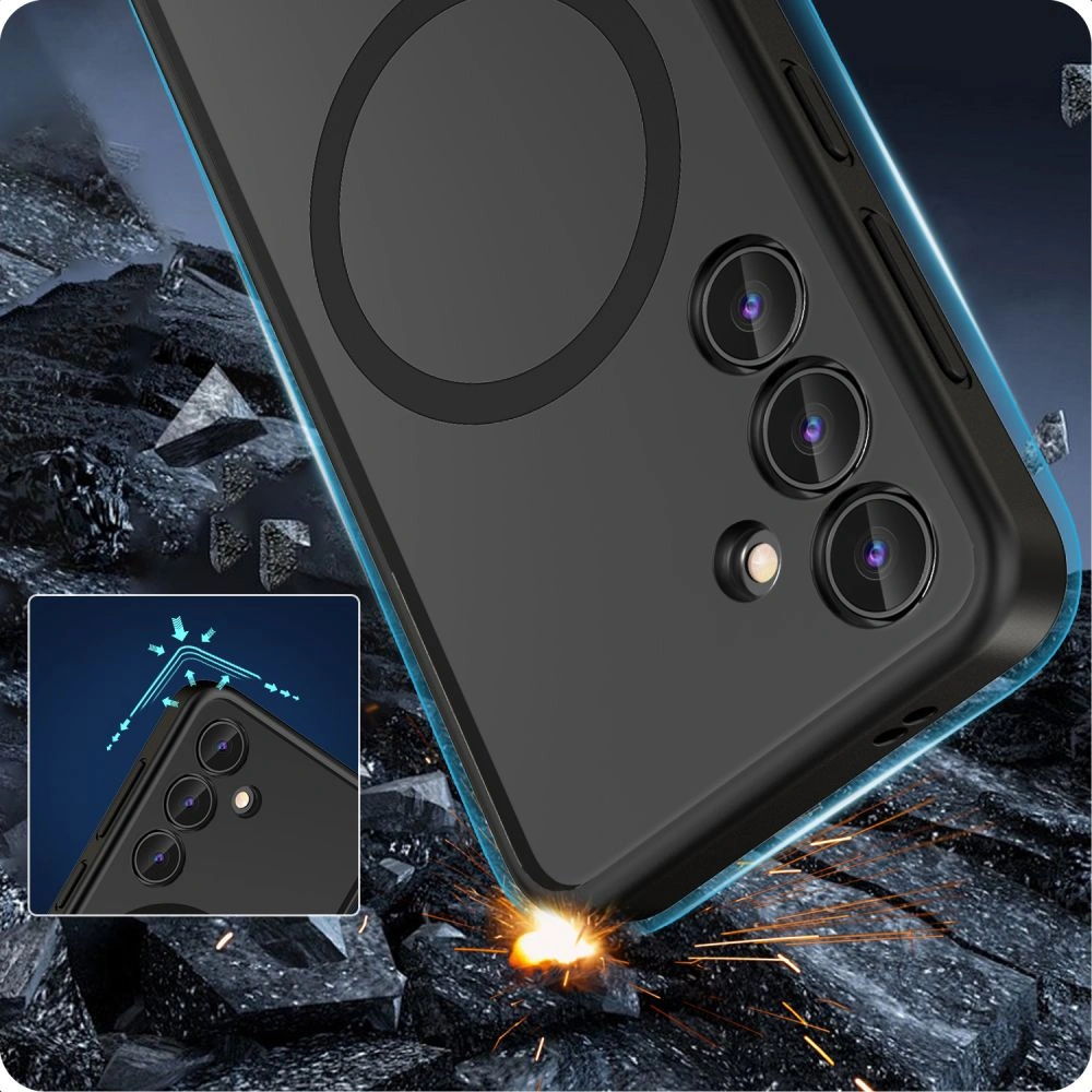 Wholesale Tech-Protect MagMat MagSafe Samsung Galaxy S24 Matte Black - THP2553 - {ean13} - Hurt