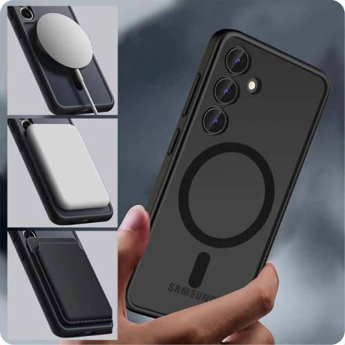 Etui Tech-Protect MagMat MagSafe Samsung Galaxy S24 Ultra Matte Black