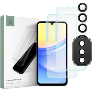 Hurtownia GSM - Szkło hartowane Tech-Protect Supreme Set Samsung Galaxy A15 4G / 5G Clear [2+1 PACK] - THP2557 - {ean13} - Hurt