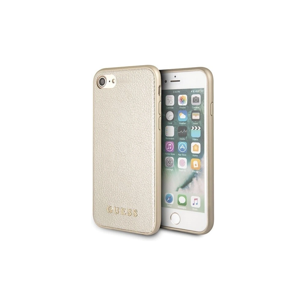Hurtownia GSM - Etui Guess GUHCI8IGLGO Apple iPhone SE 2022/SE 2020/8/7 gold/złoty hard case Iridescent - GUE112GLD - {ean13} - Hurt