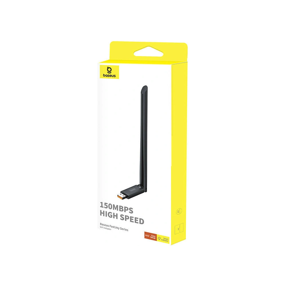 Hurtownia GSM - Adaptér WiFi s anténou Baseus FastJoy 150Mbps černý - BSU4821 - {ean13} - Hurt