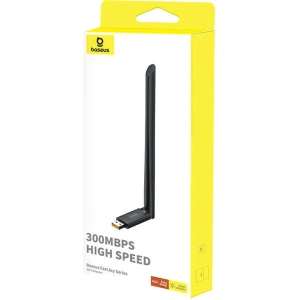 Hurtownia GSM - WiFi-Adapter mit Antenne Baseus FastJoy 300Mbps schwarz - BSU4822 - {ean13} - Hurt