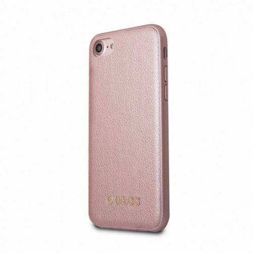 Etui Guess GUHCI8IGLRG Apple iPhone SE 2022/SE 2020/8/7 rose gold/różowo-złoty hard case Iridescent