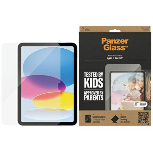 PanzerGlass Distributor - 5711724027994 - PZG562 - PanzerGlass Ultra-Wide Fit Apple iPad (10 gen) Screen Protection Antibacterial - B2B homescreen
