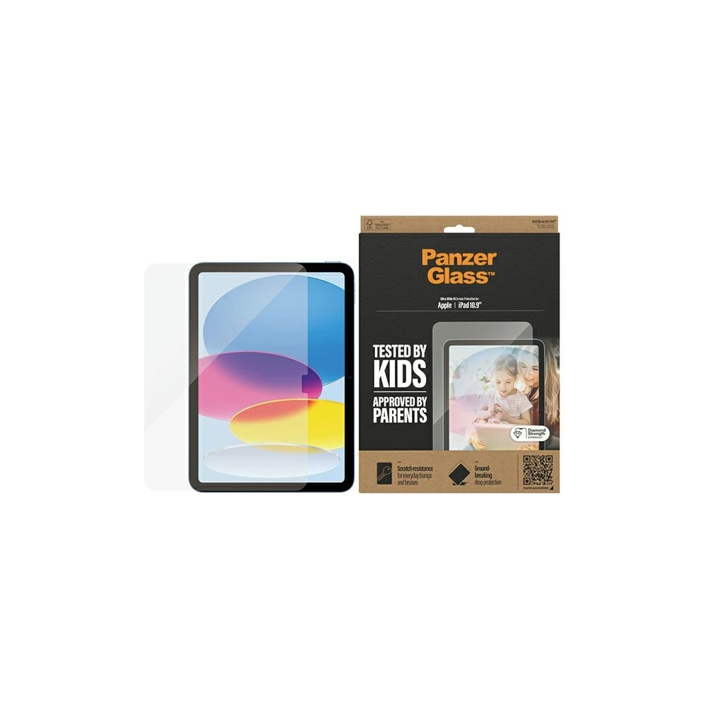 Hurtownia GSM - Sticlă securizată PanzerGlass Ultra-Wide Fit Apple iPad (a 10-a generație) Protecție pentru ecran Antibacteriană - PZG562 - {ean13} - Hurt