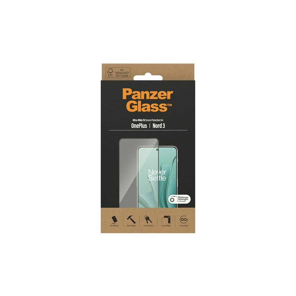 Hurtownia GSM - Edzett üveg PanzerGlass Ultra-Wide Fit OnePlus Nord 3 kijelzővédelem - PZG563 - {ean13} - Hurt