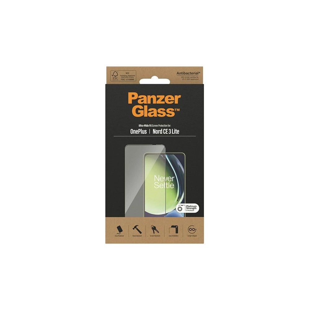Hurtownia GSM - Edzett üveg PanzerGlass Ultra-Wide Fit OnePlus Nord CE 3 Lite kijelzővédő - PZG564 - {ean13} - Hurt