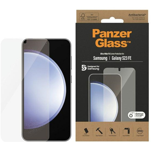 PanzerGlass Distributor - 5711724073410 - PZG565 - PanzerGlass Ultra-Wide Fit Samsung Galaxy S23 FE Screen Protection - B2B homescreen