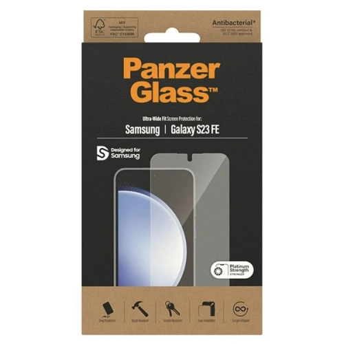 Szkło hartowane PanzerGlass Ultra-Wide Fit Samsung Galaxy S23 FE Screen Protection