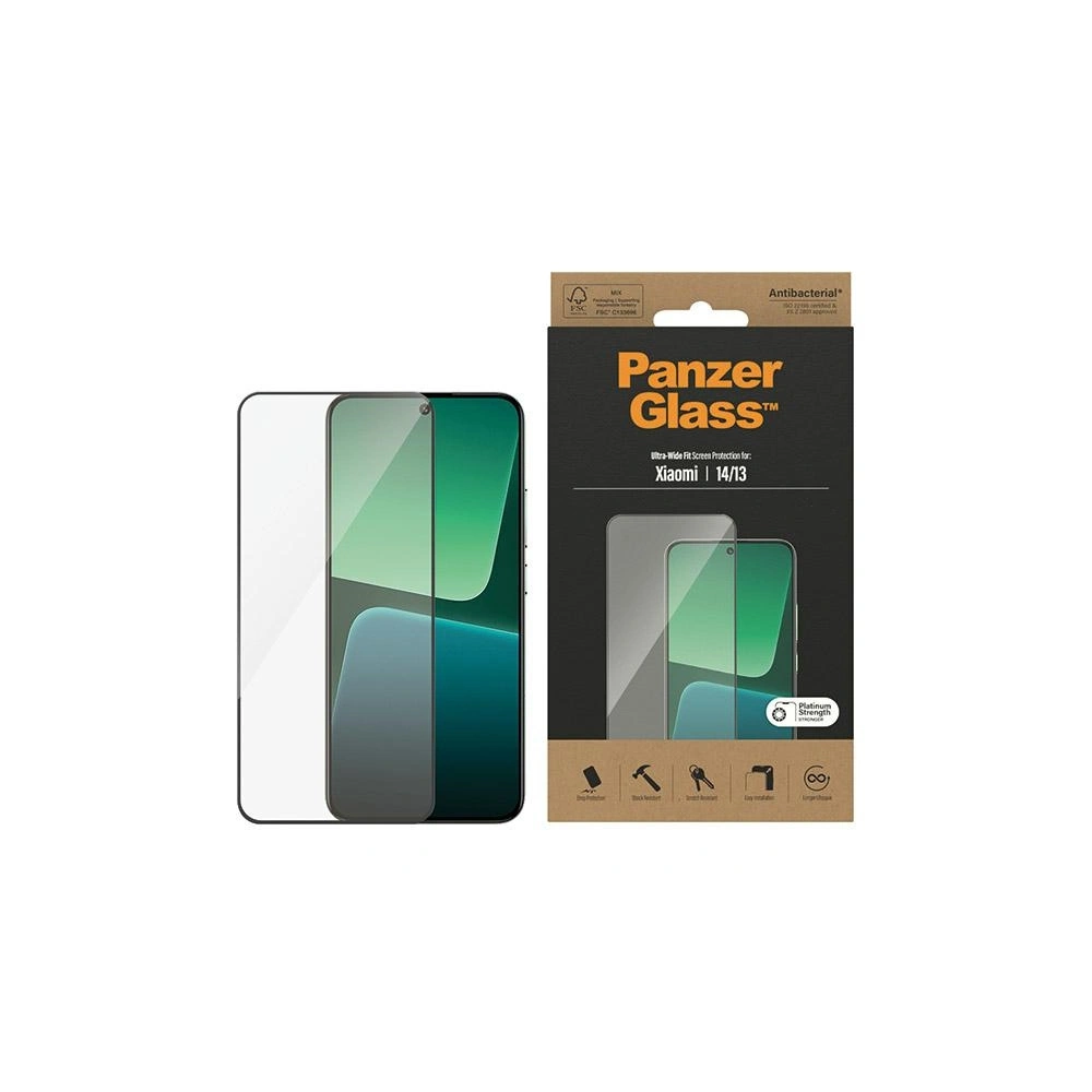 Hurtownia GSM - Sticlă securizată PanzerGlass Ultra-Wide Fit Xiaomi 14 / 13 Protecție pentru ecran - PZG566 - {ean13} - Hurt
