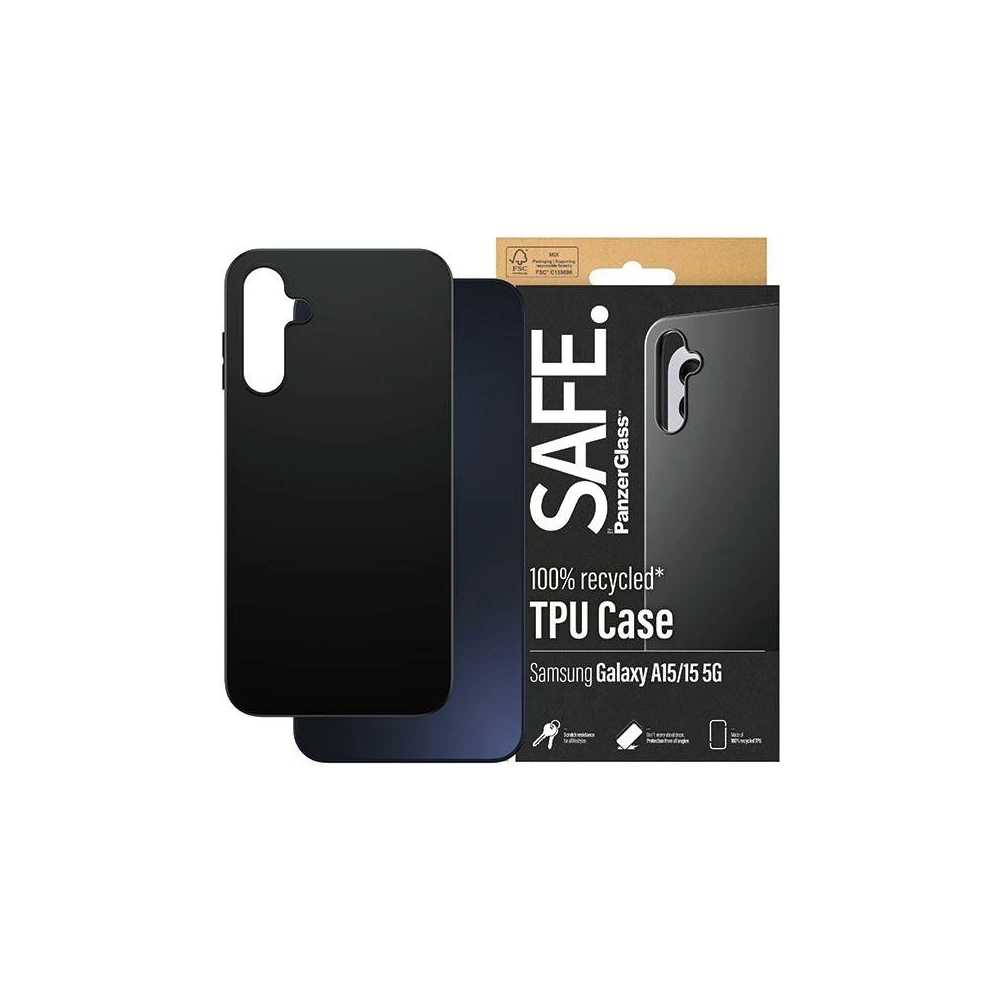 Hurtownia GSM - Etui SAFE by PanzerGlass Samsung Galaxy A14 4G / A14 5G kemény tok fekete - PZG568 - {ean13} - Hurt