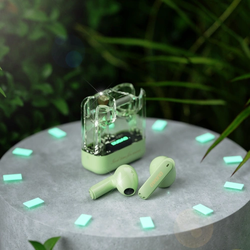 Bezprzewodowe słuchawki douszne Dudao U18Pro TWS Bluetooth 5.3 zielone