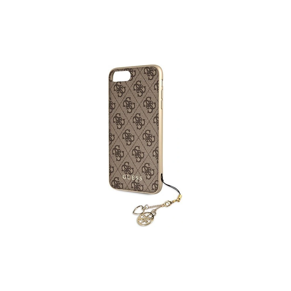 Hurtownia GSM - Etui Guess GUHCI8LGF4GBR Apple iPhone 7/8 Plus brown/brązowy hard case 4G Charms Collection - GUE114BR - {ean13} - Hurt