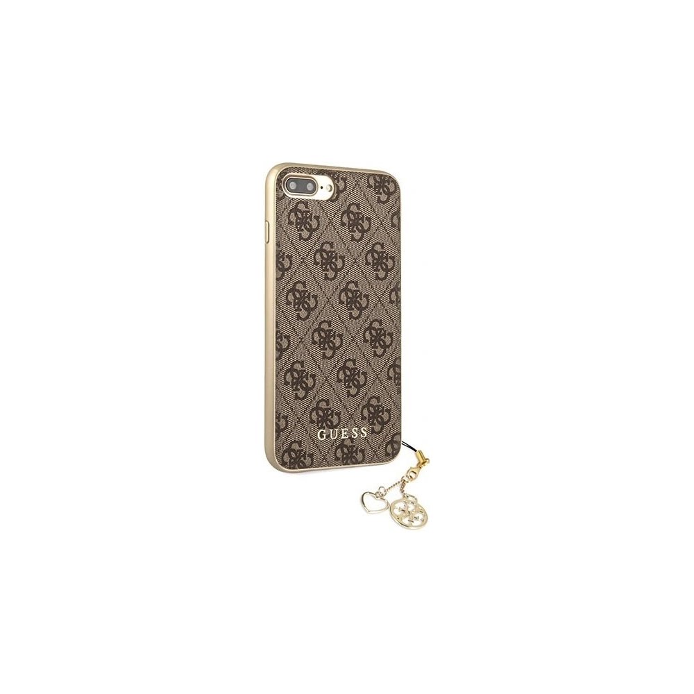 Hurtownia GSM - Etui Guess GUHCI8LGF4GBR Apple iPhone 7/8 Plus braun/hard case 4G Charms Collection - GUE114BR - {ean13} - Hurt