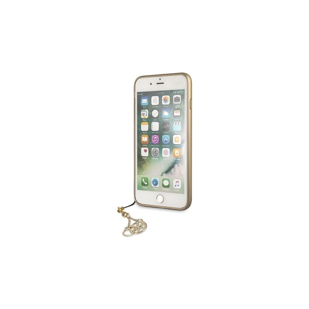 Hurtownia GSM - Etui Guess GUHCI8LGF4GBR Apple iPhone 7/8 Plus brown/brązowy hard case 4G Charms Collection - GUE114BR - {ean13} - Hurt
