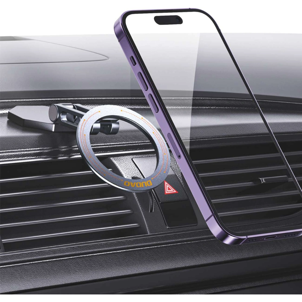Wholesale Dudao F17+ magnetic car cockpit holder grey - DDA317 - {ean13} - Hurt