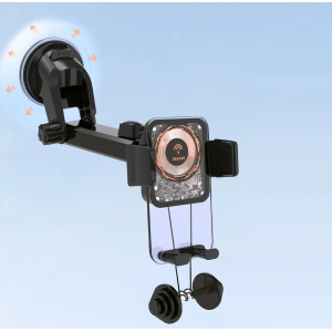 Hurtownia GSM - Auto-Halter mit induktiver 15W Ladegerät für Cockpit / Lüftungsgitter Dudao F19 schwarz - DDA318 - {ean13} - Hurt
