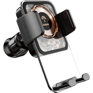 Hurtownia GSM - Auto-Halter mit induktiver 15W Ladegerät für Cockpit / Lüftungsgitter Dudao F19 schwarz - DDA318 - {ean13} - Hurt