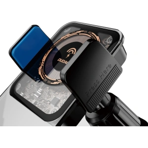 Hurtownia GSM - Auto-Halter mit induktiver 15W Ladegerät für Cockpit / Lüftungsgitter Dudao F19 schwarz - DDA318 - {ean13} - Hurt