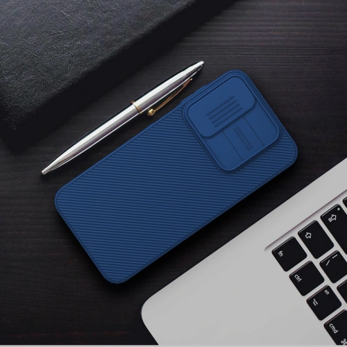 Etui Nillkin CamShield Samsung Galaxy A15 4G / 5G niebieski