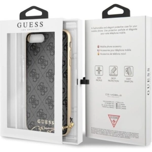 Hurtownia GSM - Etui Guess GUHCI8LGF4GGR Apple iPhone 7/8 Plus grey/szary hard case 4G Charms Collection - GUE115GRY - {ean13} - Hurt
