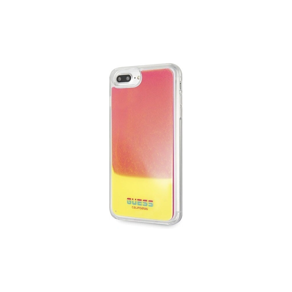 Etui Guess GUHCI8LGLCPI Apple iPhone 7/8 Plus różowy/pink hard case California Glow in the dark