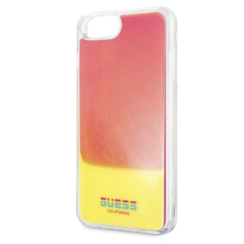 Etui Guess GUHCI8LGLCPI Apple iPhone 7/8 Plus różowy/pink hard case California Glow in the dark