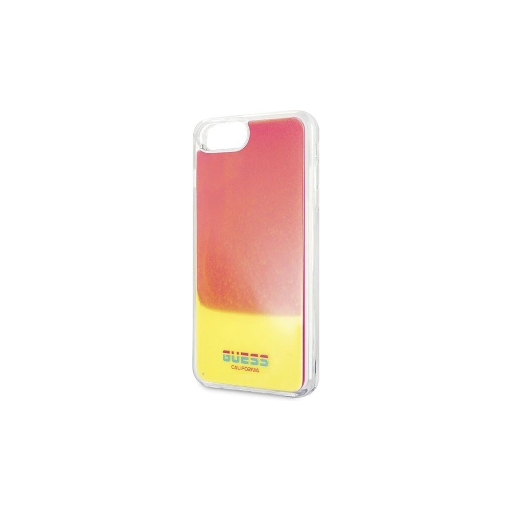 Etui Guess GUHCI8LGLCPI Apple iPhone 7/8 Plus różowy/pink hard case California Glow in the dark