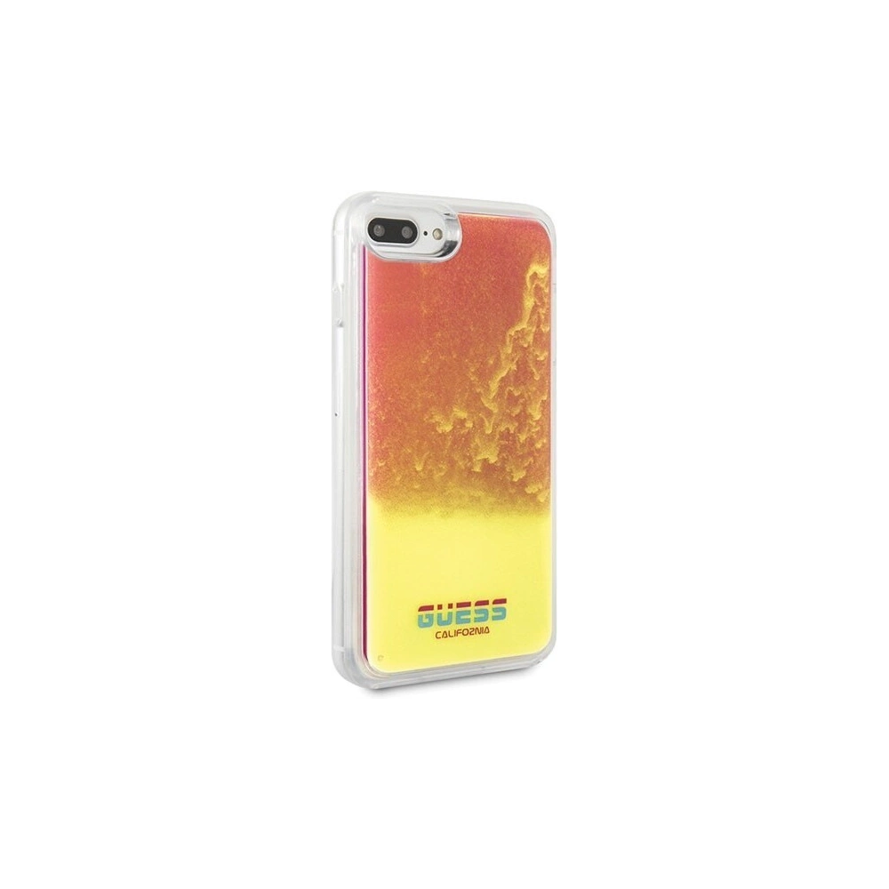 Etui Guess GUHCI8LGLCPI Apple iPhone 7/8 Plus różowy/pink hard case California Glow in the dark