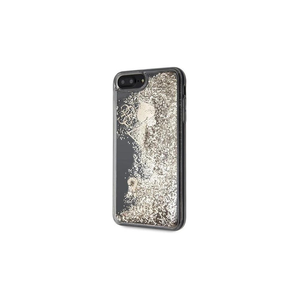 Hurtownia GSM - Etui Guess GUHCI8LGLHFLGO Apple iPhone 7/8 Plus gold/złoty hard case Glitter Hearts - GUE117GLD - {ean13} - Hurt