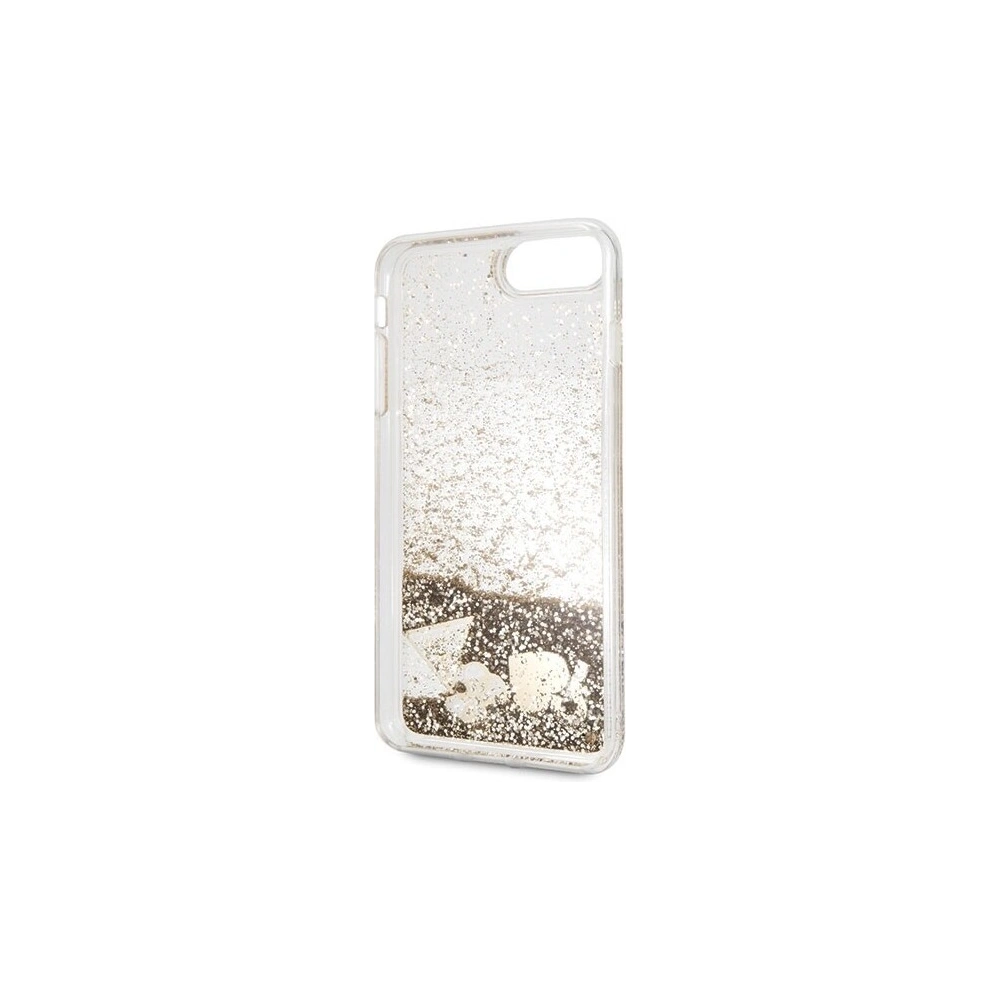 Hurtownia GSM - Etui Guess GUHCI8LGLHFLGO Apple iPhone 7/8 Plus gold/złoty hard case Glitter Hearts - GUE117GLD - {ean13} - Hurt