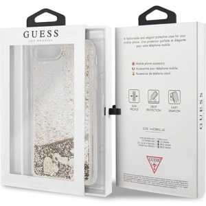 Hurtownia GSM - Etui Guess GUHCI8LGLHFLGO Apple iPhone 7/8 Plus gold/złoty hard case Glitter Hearts - GUE117GLD - {ean13} - Hurt